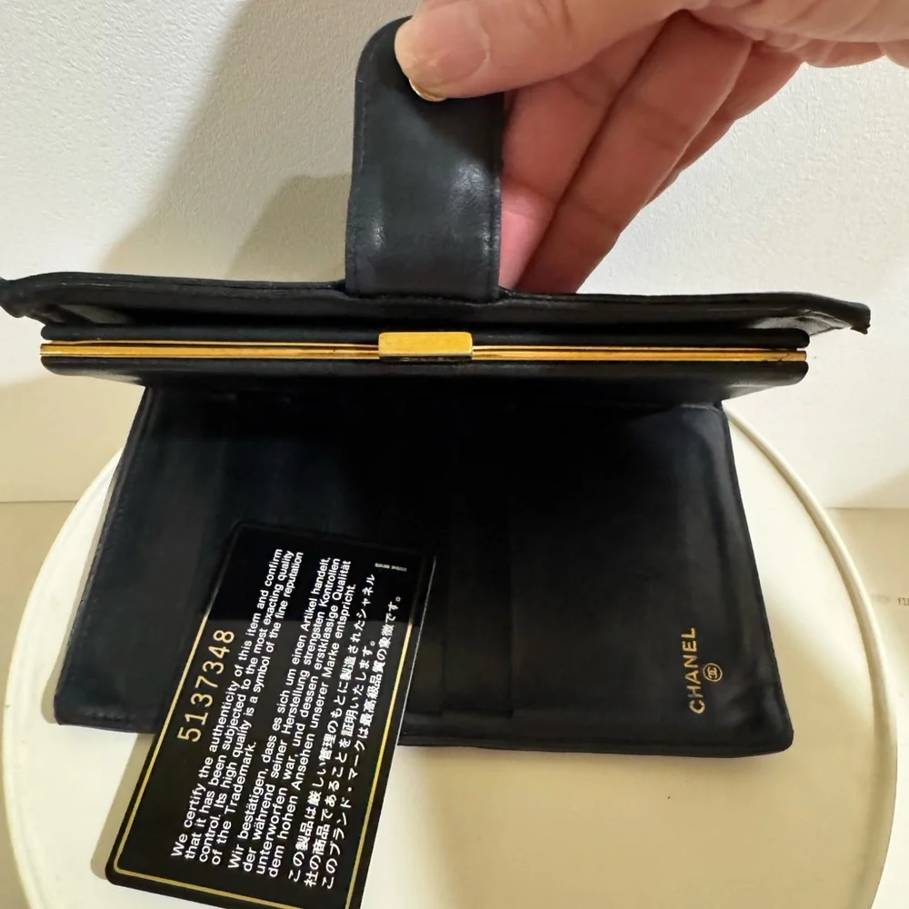 CHANEL Black Caviar Leather Wallet - Picture 9 of 16